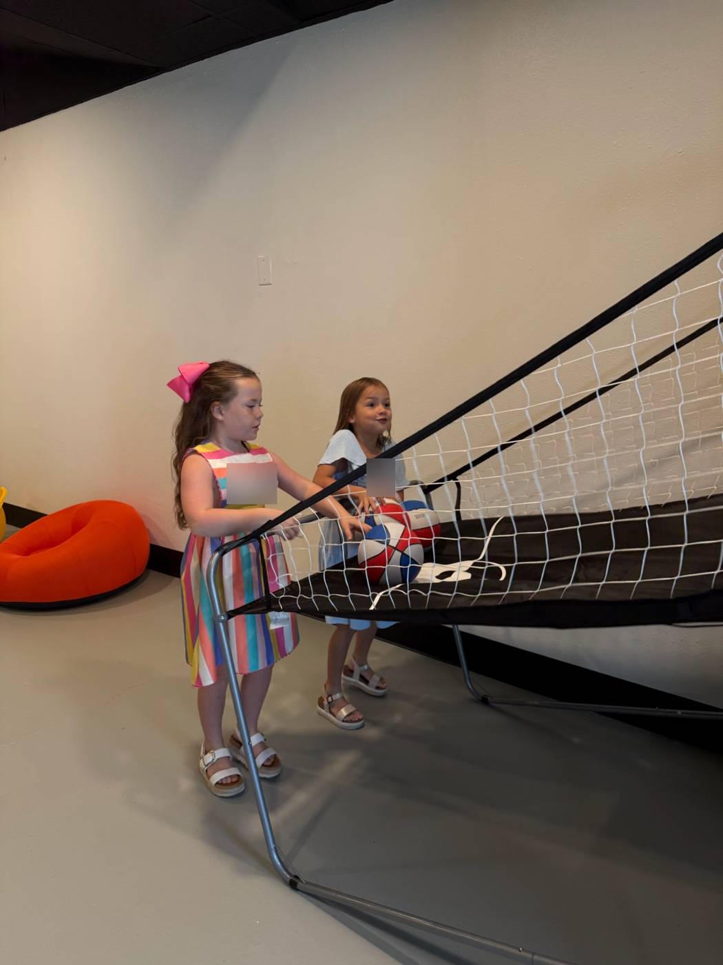 Kids in The Loft game room